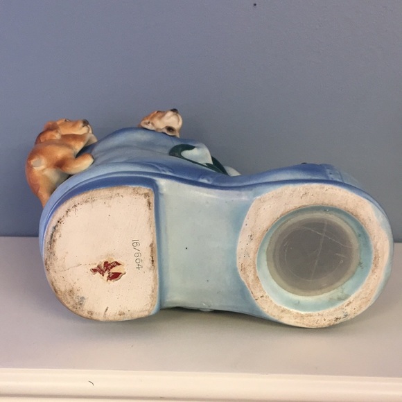 VINTAGE Lipper and Mann Basset Hounds Old Shoe Bank- BLUE - Picture 10 of 12